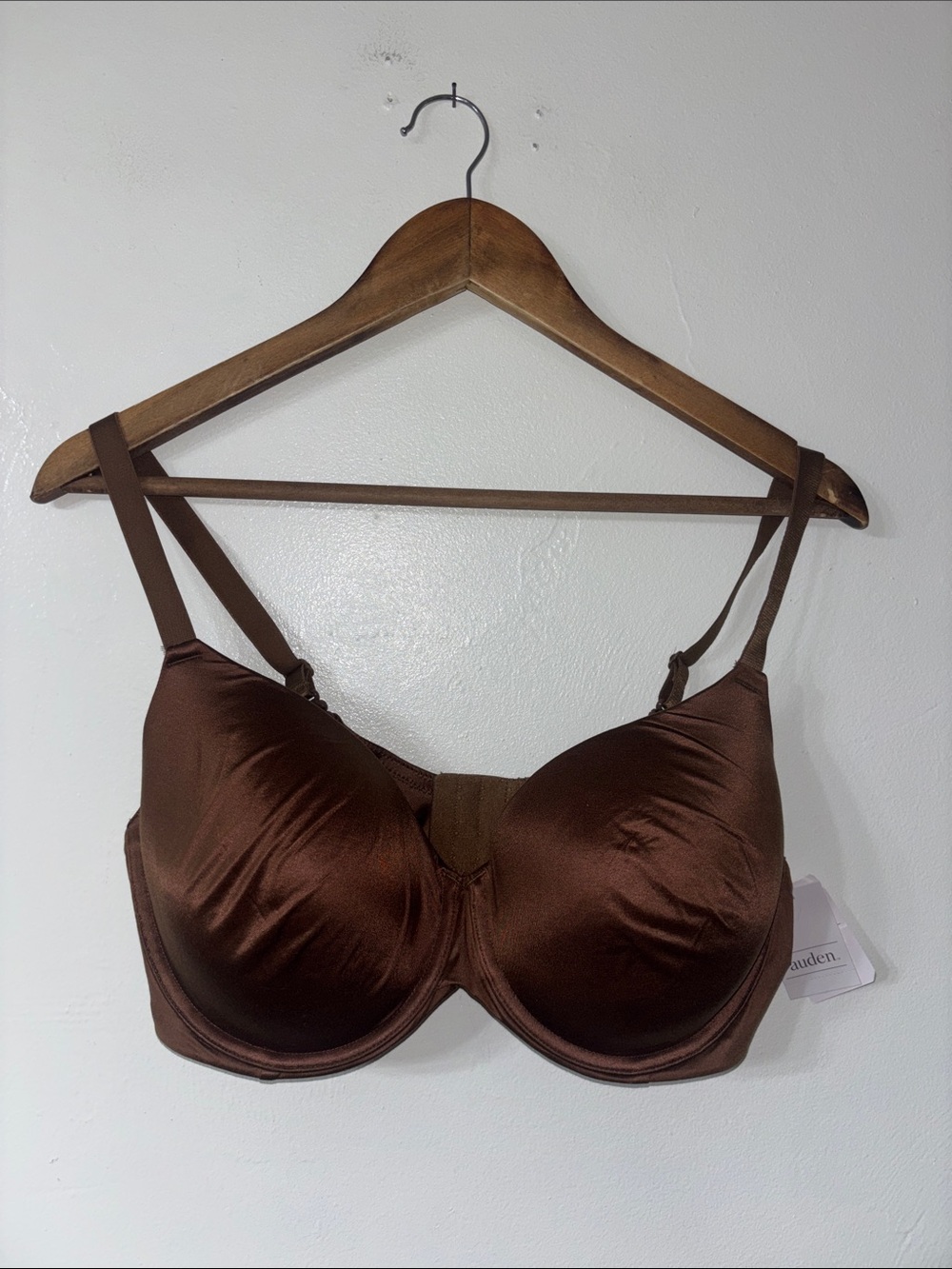 NEW Auden Icon Chocolate Brown Underwire Bra Size 38DD